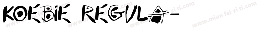 Koebie Regula字体转换